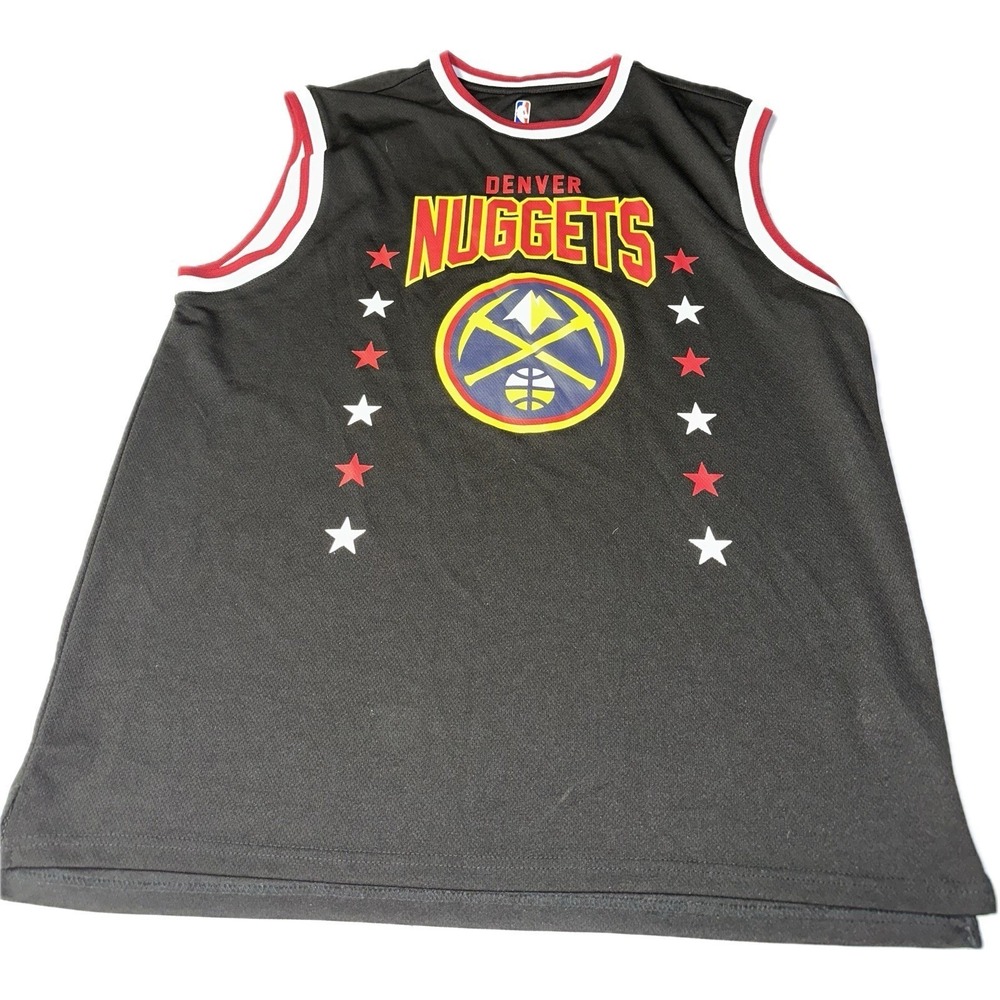 Denver Nuggets UNK NBA Blank Jersey Men's 2XL 67 Six Seven Basketball